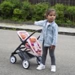 Lėlių vežimėlis SMOBY dvynukams | Maxi Cosi Quinny Rose